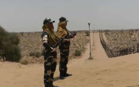 बाड़मेर की अंतरराष्ट्रीय सीमा पर पाकिस्तान की नापाक हरकत