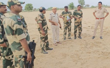 भारत-पाकिस्तान सीमा पर बीएसएफ ने पकड़ी 2 किलो हेरोइन, 3 तस्कर गिरफ्तार