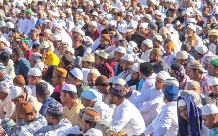 बाड़मेर: ईद के मौके पर भाईचारे का पैगाम, सांसद उम्मेदाराम बेनीवाल ने मोमिन भाइयों को दी मुबारकबाद