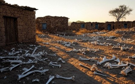 "कंकालों का गांव: निगेटिव एनर्जी के डर से 150 परिवारों ने 3 दिन तक छोड़ा घर, खेतों में बनाया ठिकाना"