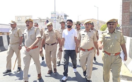 बाड़मेर में "ऑपरेशन भौकाल" की बड़ी कामयाबी: टॉप अपराधी दुर्जन सिंह का निकाला पैदल मार्च..