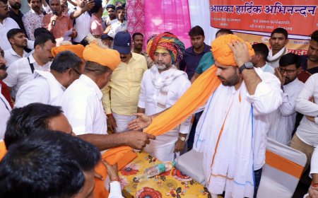 रविंद्र सिंह भाटी का दौसा दौरा: सियासी शतरंज में नया दांव, बीजेपी से जुड़ाव और बृजेश सिंह का साया