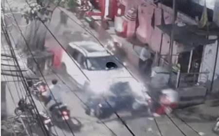 जयपुर  नशे में फैक्ट्री मालिक का कहर: तेज रफ्तार SUV ने 7 किमी तक मचाई तबाही, 2 की मौत, 7 घायल