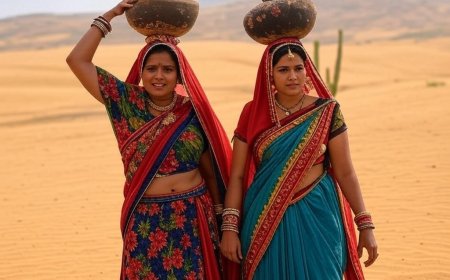 राजस्थान में जल रहा रेगिस्तान: 46 डिग्री की तपन में जिंदगी की जंग, रेड अलर्ट जारी"