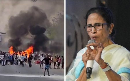 मुर्शिदाबाद में सुलगती आग: 500 हिंदू परिवारों का पलायन और ममता सरकार पर सवालों का तूफान"