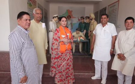 झुंझुनू में डिप्टी सीएम दीया कुमारी का दौरा: शौर्य उद्यान के 90% कार्य पूर्ण, शहीदों के सम्मान में तेजी से कार्य का वादा