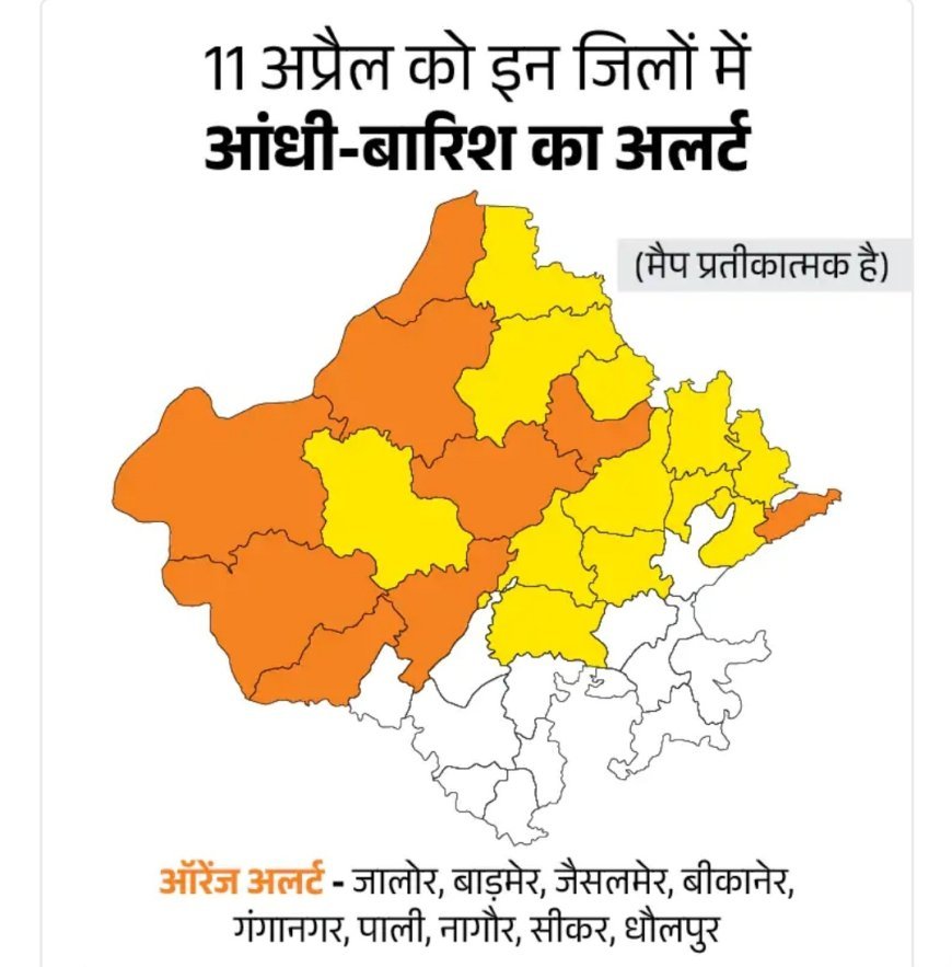 राजस्थान में गर्मी का कहर: आंधी-बारिश ने दी राहत, पश्चिमी विक्षोभ का असर जारी