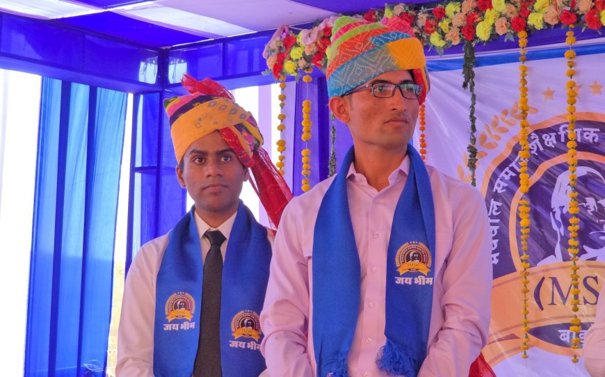 रेगिस्तान के धोरों से उभरे दो सितारे: तन्मय और लोकेंद्र,समाज ने आज स्वागत कर रचा इतिहास