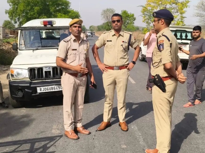 भीलवाड़ा में पुलिस और बदमाशों के बीच मुठभेड़: हिस्ट्रीशीटर घायल, चार गिरफ्तार