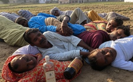 अलवर में जहरीली शराब का कहर: 6 की मौत, 2 और की आशंका, परिवारों का करुण क्रंदन