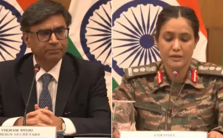 कर्नल सोफिया ने खोली पाकिस्तान की नापाक साजिश: 400 ड्रोन से हमला, नागरिकों को बनाया ढाल