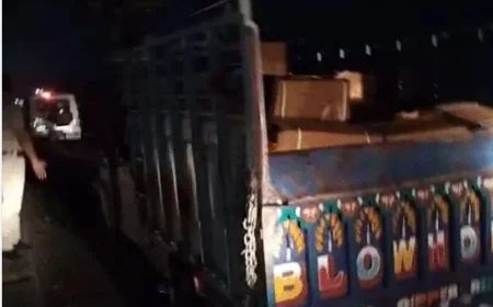 जयपुर-भरतपुर हाईवे पर सनसनीखेज खुलासा: सड़क किनारे पिकअप में मिला 2075 किलो विस्फोटक, पुलिस ने शुरू की जांच