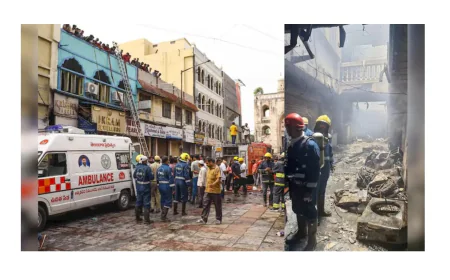 हैदराबाद में चारमीनार के पास भीषण अग्नि हादसा: गुलजार हाउस में 17 की मौत, शॉर्ट सर्किट की आशंका