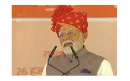 PM मोदी का बिकानेर में "ऑपरेशन सिंदूर"आतंकी हमले का जवाब  :जो लोग सिंदूर मिटाने चले थे, उन्हें मिट्टी में मिला दिया गया, देशभक्ति की लहर