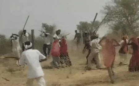 बाड़मेर में जमीनी विवाद ने लिया खूनी रूप: सरपंच पर कब्जे का आरोप, बुजुर्ग महिला सहित 3 घायल