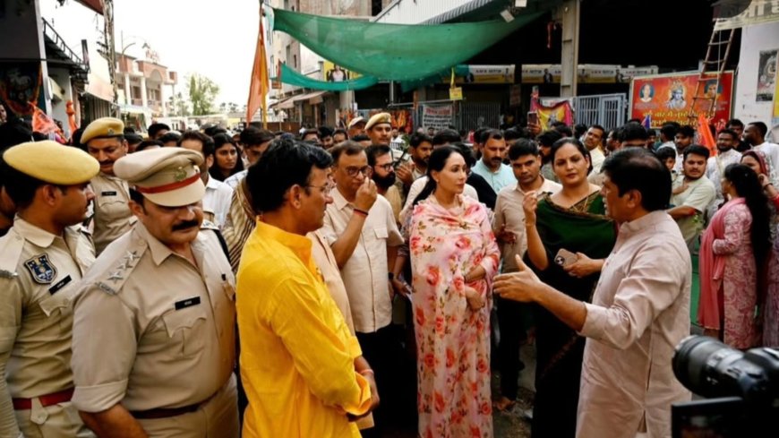 उपमुख्यमंत्री दिया कुमारी ने मंदिर में उठाया ऐसा कदम, अब चारों तरफ हो रही चर्चाएं...!