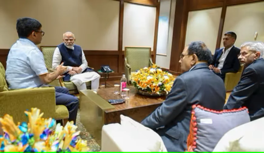 प्रधानमंत्री आवास पर हाई-वोल्टेज बैठक: मोदी, शाह, जयशंकर और डोभाल ने बनाई आतंकवाद के खिलाफ ठोस रणनीति