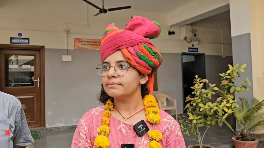 बाड़मेर की बेटी का कमाल: वंदना चौधरी ने 99.50% अंकों के साथ 10वीं बोर्ड में जिला टॉप किया