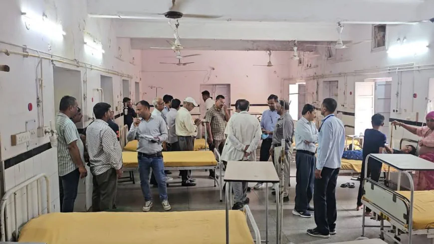 बाड़मेर के सबसे बड़े अस्पताल में अव्यवस्थाओं की गंभीर स्थिति: जयपुर की टीम के निरीक्षण से सुधार की उम्मीद