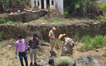 राजसमंद: अधजली हालत में महिला का शव मिलने से सनसनी, लूट के बाद हत्या की आशंका