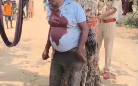 गया में इंसानियत शर्मसार: रेप पीड़िता की मां का इलाज करने गए डॉक्टर को पेड़ से बांधकर पीटा