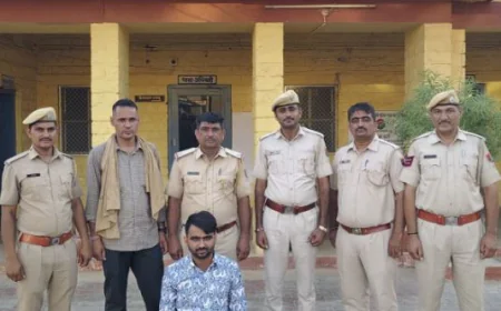 जैसलमेर पुलिस की नशे के खिलाफ करारा प्रहार : 95 लाख की एमडी के साथ बाड़मेर का तस्कर धराया