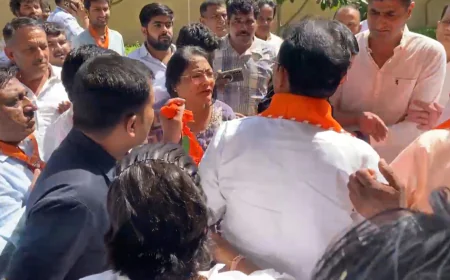 जोधपुर में उपमुख्यमंत्री प्रेमचंद बैरवा के सामने महिला कार्यकर्ता का हंगामा, बीजेपी पर लगाए गंभीर आरोप