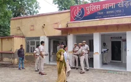 खेड़ली, अलवर में सनसनीखेज हत्याकांड: पत्नी ने प्रेमी के साथ मिलकर दी पति की सुपारी