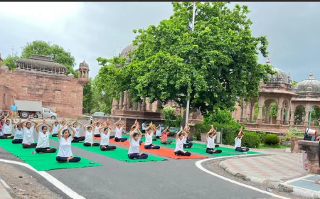 जोधपुर: मेहरानगढ़ किला बनेगा योग साधना का साक्षी, 21 जून को अंतरराष्ट्रीय योग दिवस का भव्य आयोजन