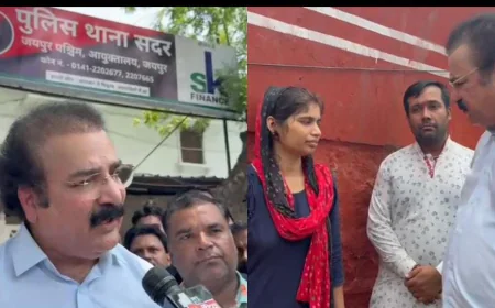 जयपुर: सदर थाने में मनीष पांडे की आत्महत्या मामले में 6 पुलिसकर्मियों पर कार्रवाई, जांच के लिए उठे कई सवाल