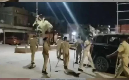 थाने पर हंगामा और पथराव: पुलिस ने संभाला मोर्चा, 19 हिरासत में