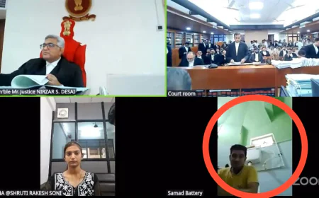 शौचालय से अदालत तक: वर्चुअल सुनवाई में हदें पार, वायरल वीडियो ने मचाया हंगामा