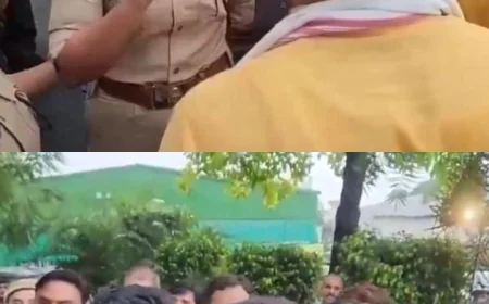 क्रिकेट मैच में एमएलसी अरुण पाठक और एडीसीपी अंजलि विश्वकर्मा की तीखी बहस, "डील" बयान पर भड़के पाठक, वीडियो वायरल