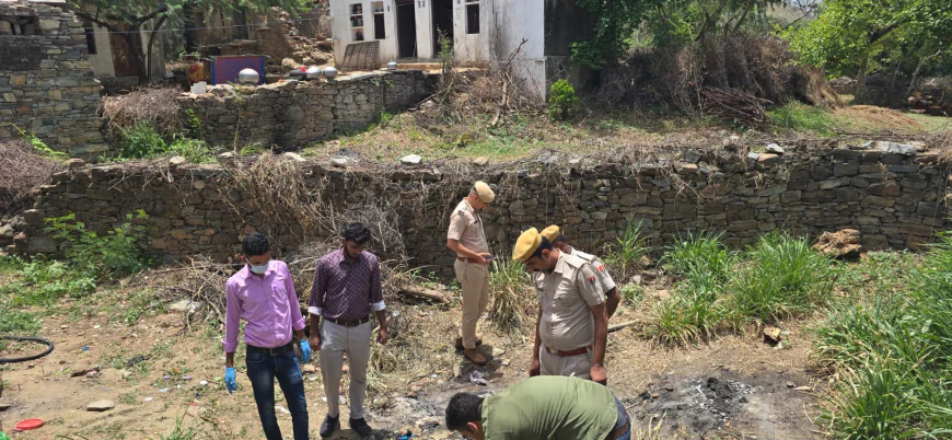 राजसमंद: अधजली हालत में महिला का शव मिलने से सनसनी, लूट के बाद हत्या की आशंका