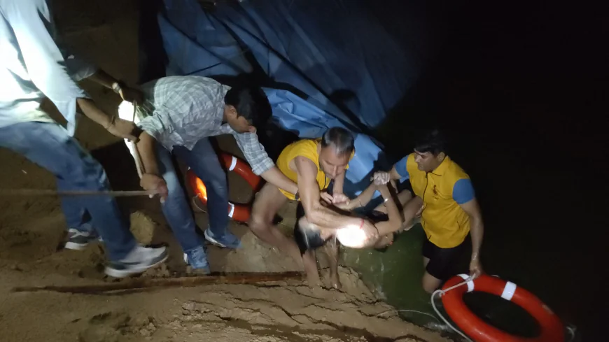 पानी की डिग्गी में नहाने गए दो बच्चों की डूबने से मौत, देर रात रेस्क्यू कर निकाला बाहर