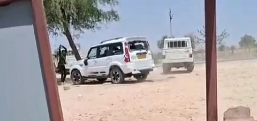 कोटड़ा जुनेजो में सनसनीखेज वारदात: स्कॉर्पियो ड्राइवर पर हमला, गाड़ी में लाठी-डंडों से तोड़फोड़