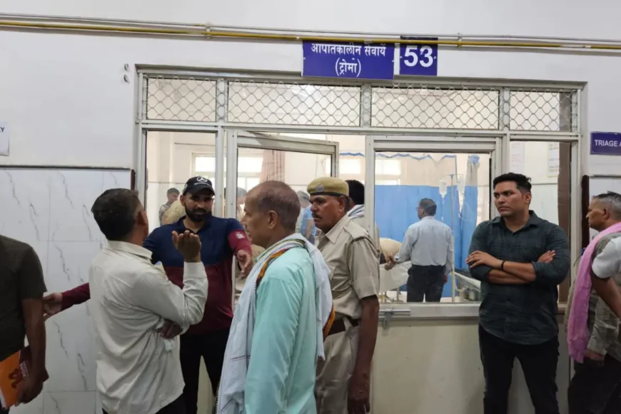 डीग में पुलिस और गौ तस्करों के बीच मुठभेड़, एक तस्कर की मौत, तीन पुलिसकर्मी घायल