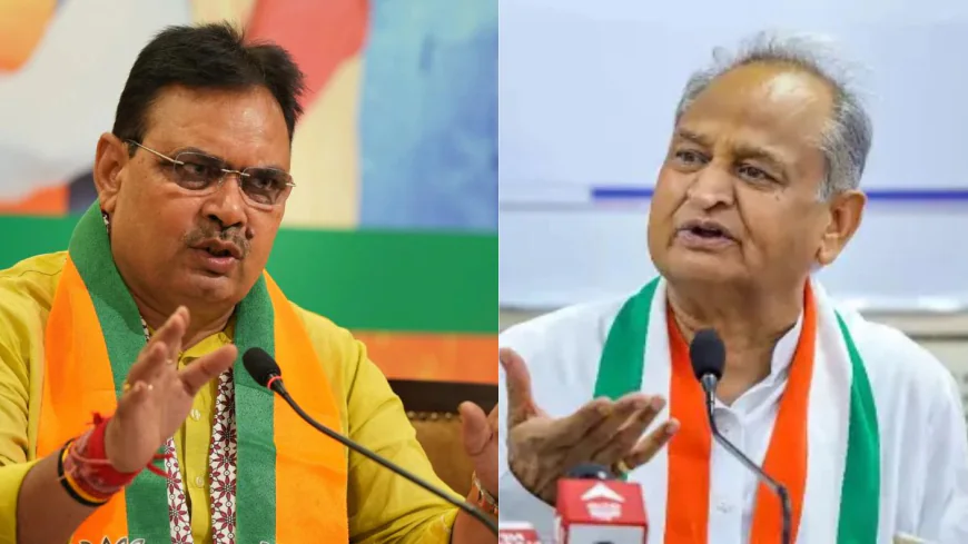 भजनलाल शर्मा की गहलोत को खुली बहस की चुनौती, बिजली कटौती पर पूर्व सीएम का करारा पलटवार