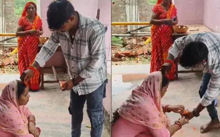 शादीशुदा महिला ने 5 साल छोटे प्रेमी संग मंदिर में रचाई शादी, 2020 के मेले से शुरू हुई प्रेम कहानी, परिवार के दबाव के बावजूद प्यार की जीत