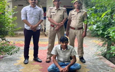 नाबालिग रेप मामले में फरार आरोपी 5 दिन की रेकी के बाद धराया, 10 हजार था इनाम