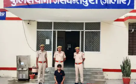 पुलिस की बड़ी कार्रवाई: मादक पदार्थ तस्कर जावेद खान गिरफ्तार