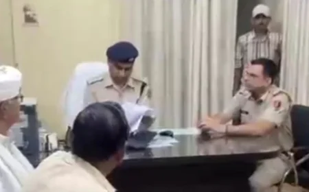 बांसवाड़ा:BJP विधायक का थाने में हंगामा ,DSP के पैर छूए, थानाधिकारी पर लगाए माफियाओं से सांठगांठ के आरोप!