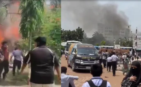 बांग्लादेश वायुसेना का F-7 ट्रेनर विमान ढाका में दुर्घटनाग्रस्त, माइलस्टोन कॉलेज में भारी तबाही