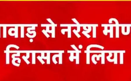 झालावाड़ मेडिकल कॉलेज अस्पताल के बाहर तनाव, नरेश मीणा हिरासत में, पुलिस ने किया लाठीचार्ज