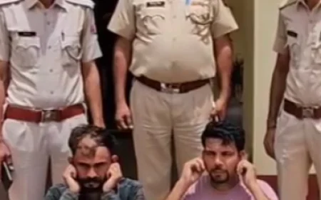 पुलिस की नशे के खिलाफ बड़ी कार्रवाई, 30 किलो डोडा पोस्त के साथ दो तस्कर गिरफ्तार