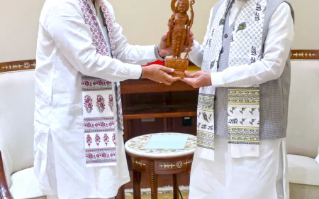 राजस्थान के मुख्यमंत्री भजनलाल शर्मा ने की प्रधानमंत्री नरेंद्र मोदी से मुलाकात