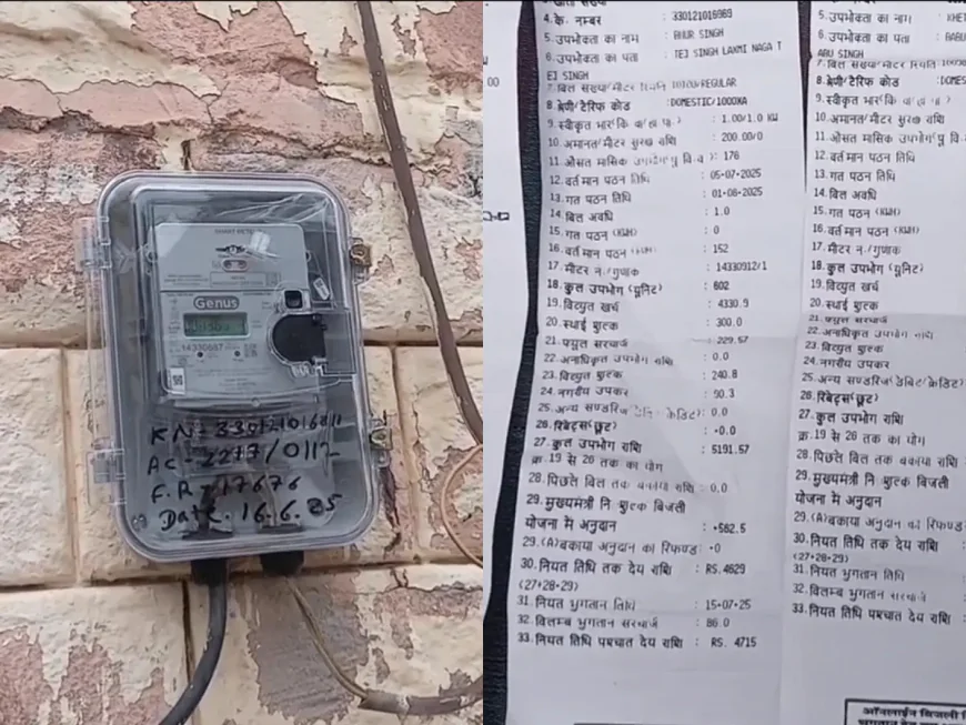 बाड़मेर में स्मार्ट मीटर का कहर! बिजली बिल ने उड़ाई जनता की नींद