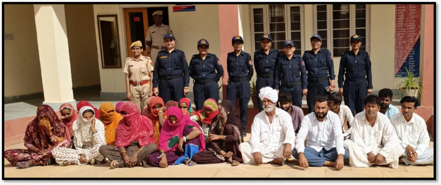 जैसलमेर में छतरी विवाद मामले में पुलिस की बड़ी कार्रवाई: मुख्य आरोपी हासम खान समेत 23 गिरफ्तार