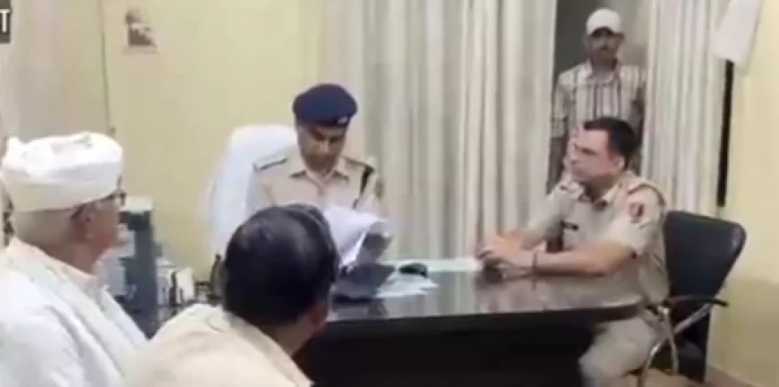 बांसवाड़ा:BJP विधायक का थाने में हंगामा ,DSP के पैर छूए, थानाधिकारी पर लगाए माफियाओं से सांठगांठ के आरोप!