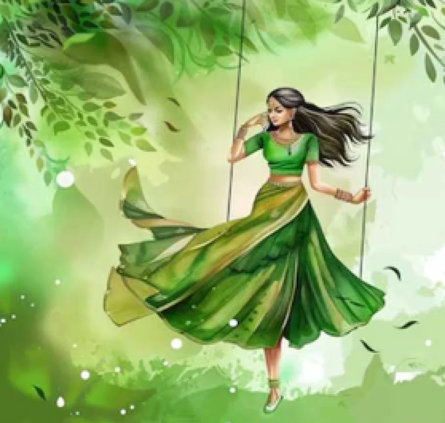 करौंदे, घेवर और हरी चूड़ियां: सावन की रौनक त्योहार, भोजन, कला और रीति-रिवाजों में